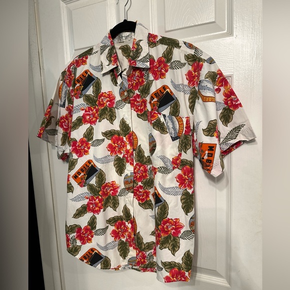 Jaspe XL ? Womens Short Sleeve Floral Button Up Floral, 1960’s Vintage - Picture 1 of 7